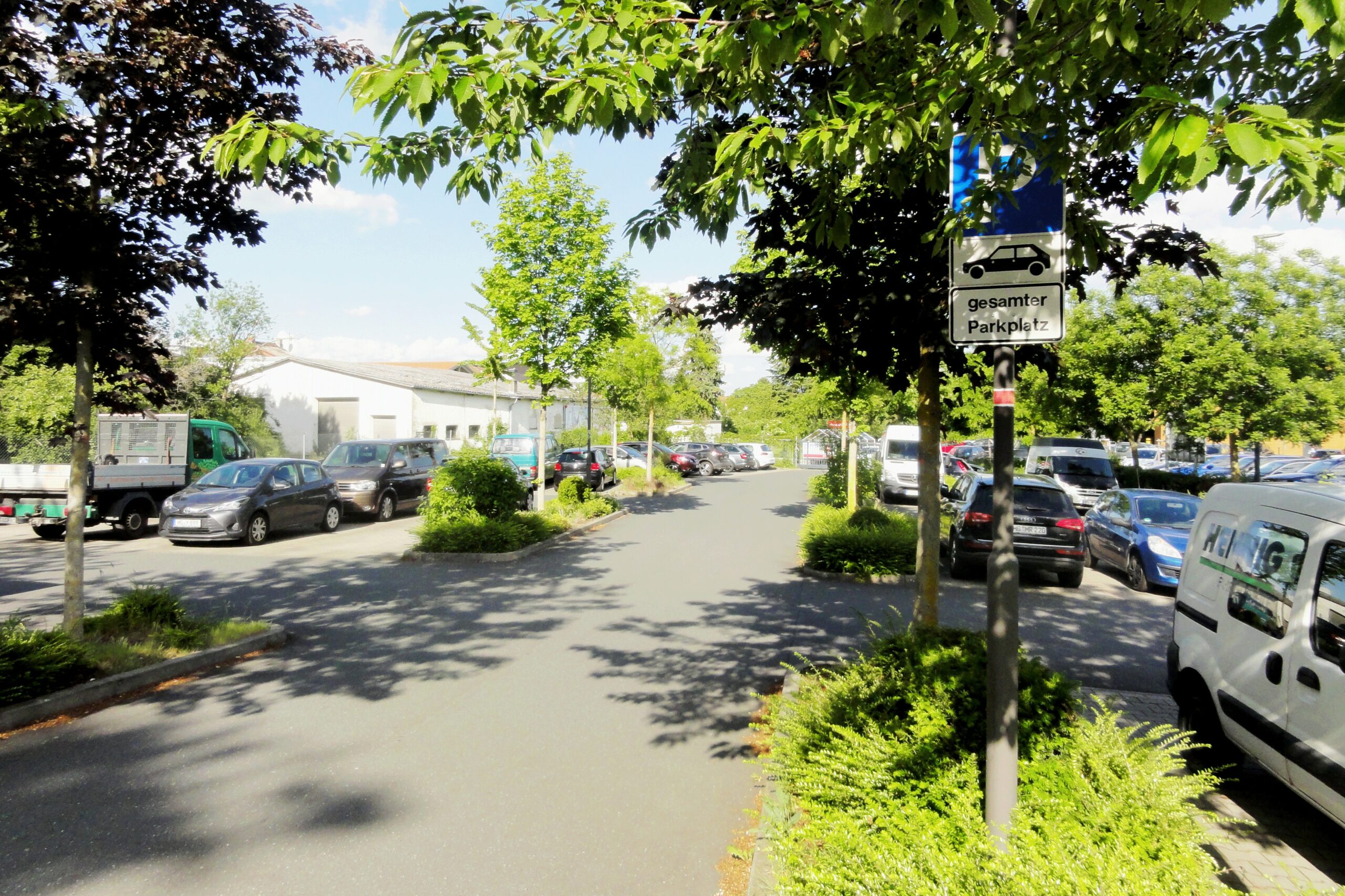 Parkplatz am Ortseingang: Kooperation mit der Stadt Oberursel